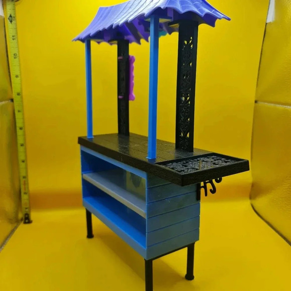 Monster High Doll Coffin Bean Play Set Stand Counter Booth Shop - Picture 3 of 5